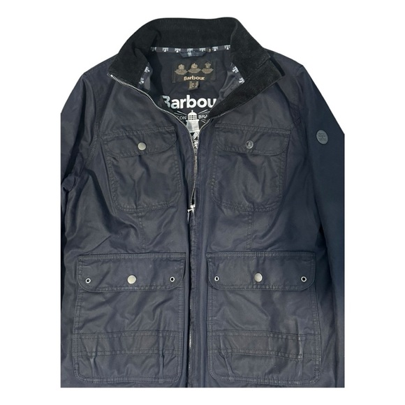 Barbour Beacon Brand Jacket – Women’s US 14 (Navy) - Picture 2 of 6
